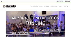 Desktop Screenshot of ideafunding.org